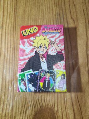 Boruto Mcdonalds X UNO cards (NEW)